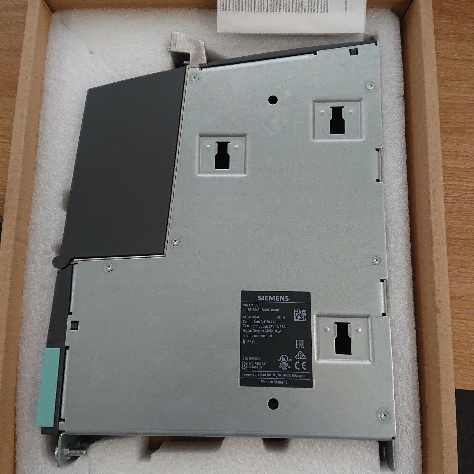 6SL3040-1MA00-0AA0 IN STOCK SINAMICS CONTROL UNIT CU320-2 DP WITH PROFIBUS INTERFACE WITHOUT COMPACT FLASH CARD.