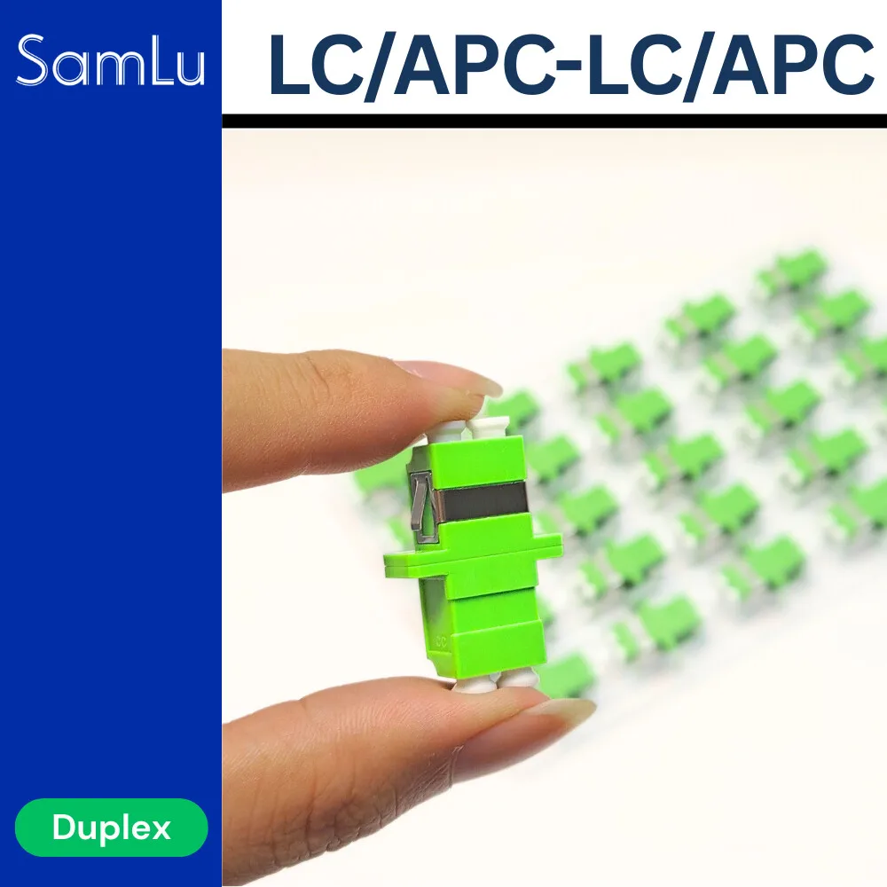 

LC To LC APC UPC Duplex Coupler Plug Female Adapter LC-LC Optical Fiber Connector For Telecom Network Extension SM Duplex