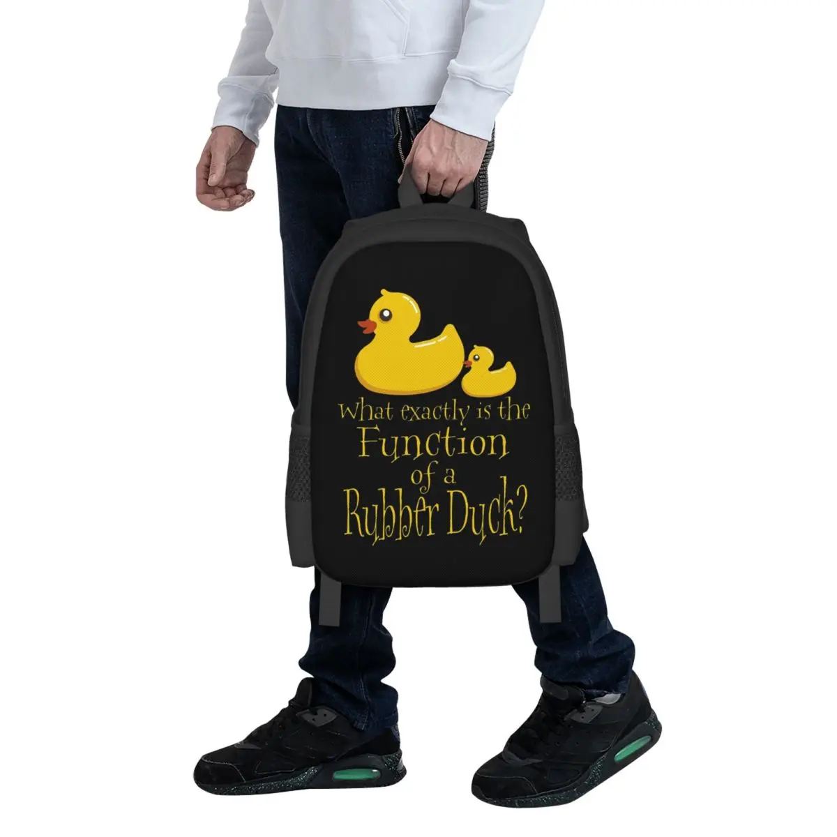 

Rubber Ducky Student Backpack School Bag Hiking Travel Daypack for Boys Girls Fashion Bookbag Shoulder Bags