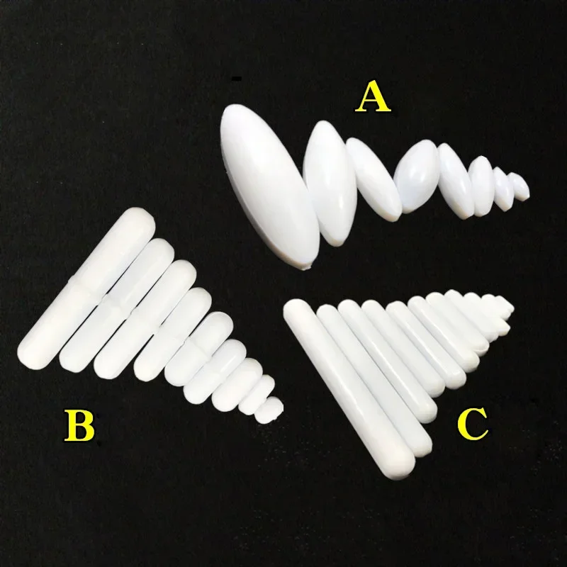 7pcs  laboratory Stir Rod Mixed size Magnetic Stirrer Mixer Stir Bars Stirring Bars