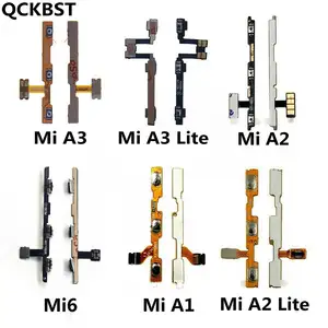 Bilashmart 1 BackShell 100% High Quality Power On/Off + Volume Up/Down button Flex Cable Xiaomi A3 A2 A1 Lite Mi6 Mi 6