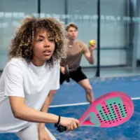 INSUM Padel Racket Carbon Fiber Surface with EVA Memory Flex Foam Core Padel Tennis Racket Lightweight Paddle Racquet 6