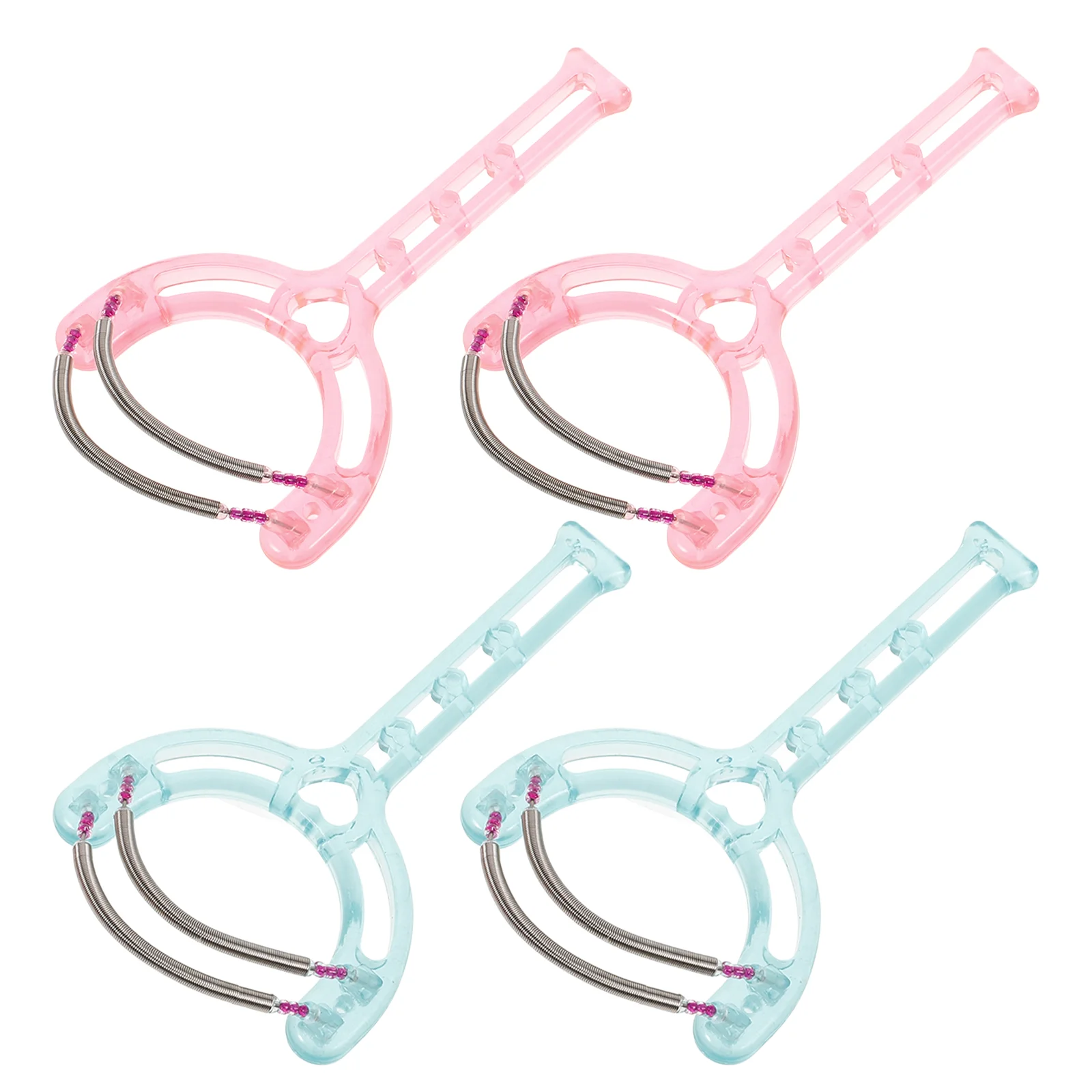 4 Pcs Facial Hair Removal Spring Epilator Threading Tool Roller Remover Painless