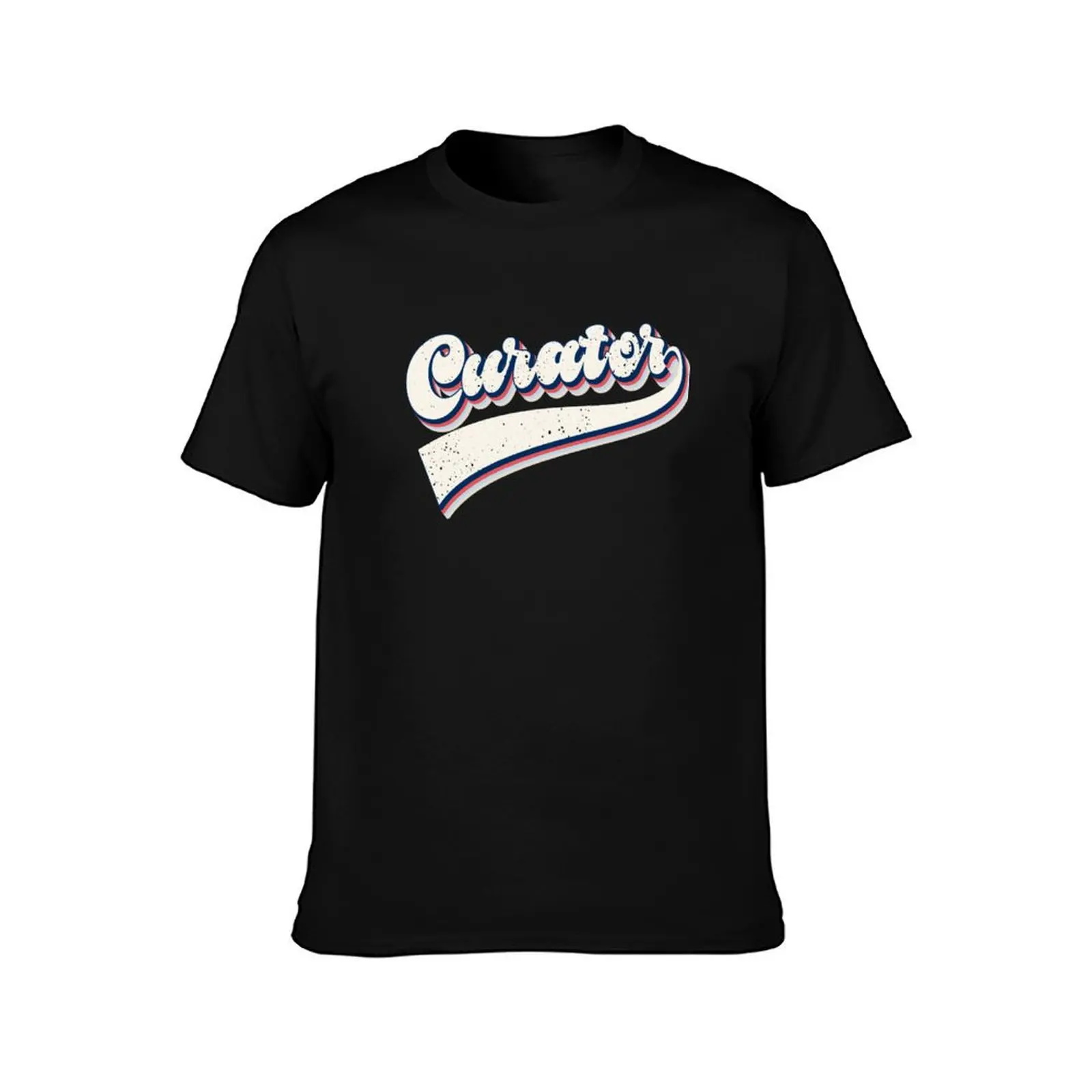 Curator Job Title Profession Retro Vintage worker T-Shirt t shirt custom print T-Shirt