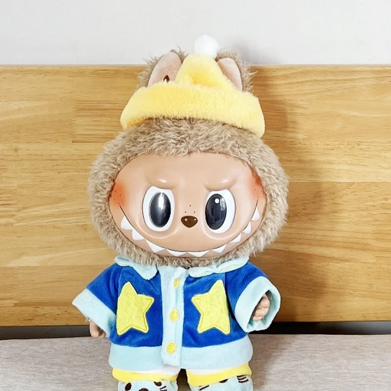 ل Mokoko الحبيب الجيل 1 Labubu ملابس دمى 38 سنتيمتر منامة ل متوسطة الحجم الفينيل كبير Labubu دمى الملابس لعبة هدية