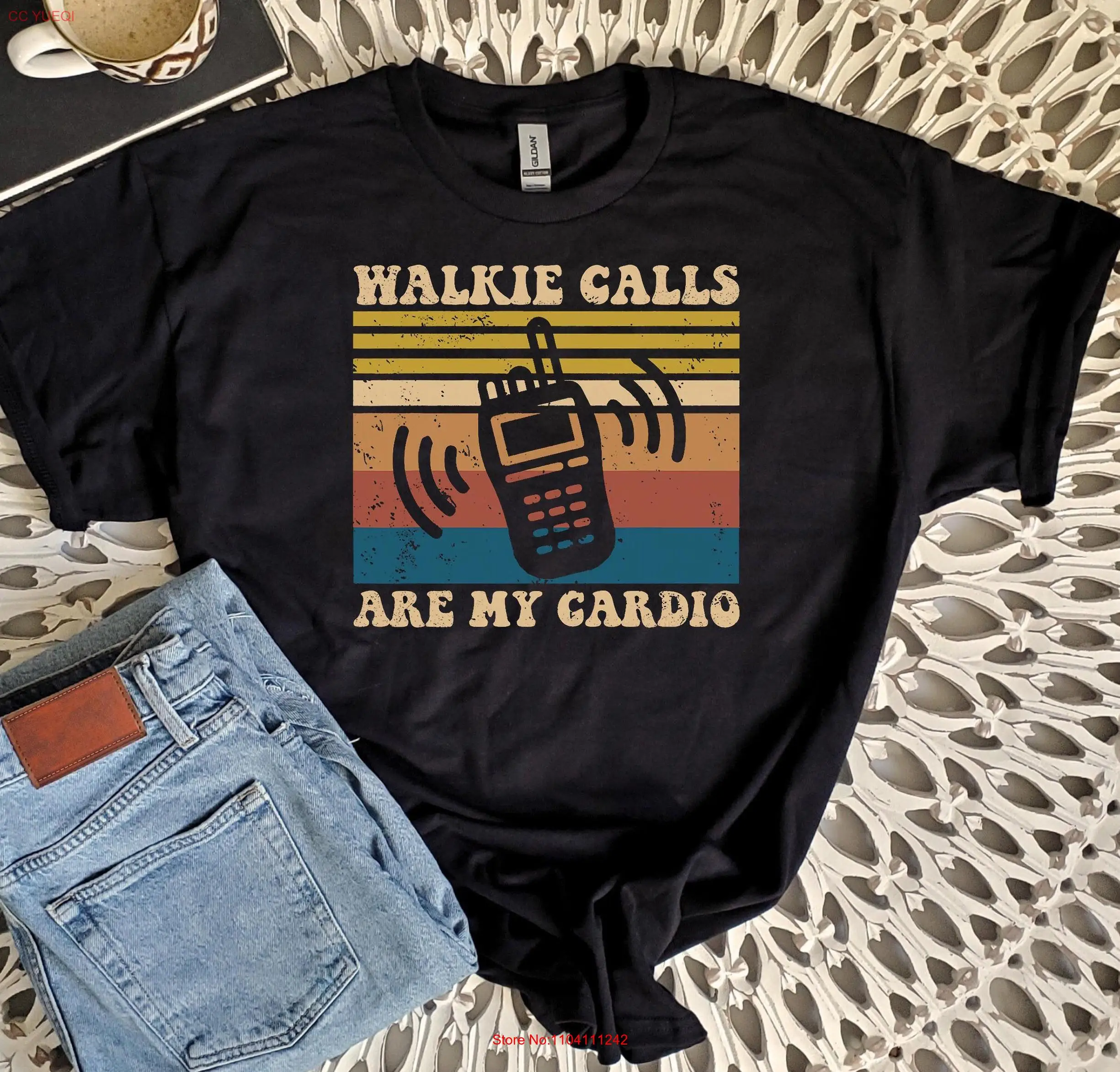 Walkie Calls Are My Cardio Special Education Teacher School T Shirt PsychologisT Behavior TherapisT Psych