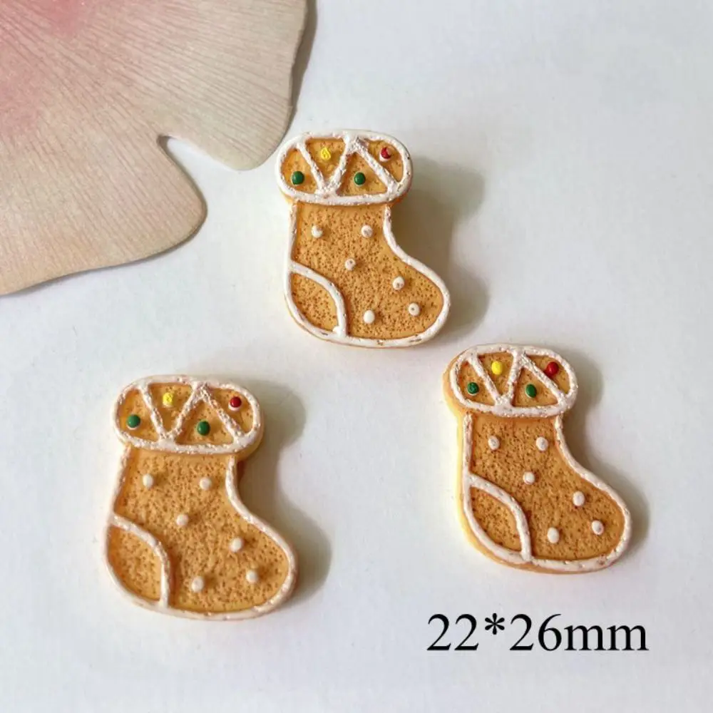 20Pcs/set Resin Christmas Series Resin Flatback DIY Accessories Figurine Crafts Cute Cartoon Jewelry Making Cabochon Ornament