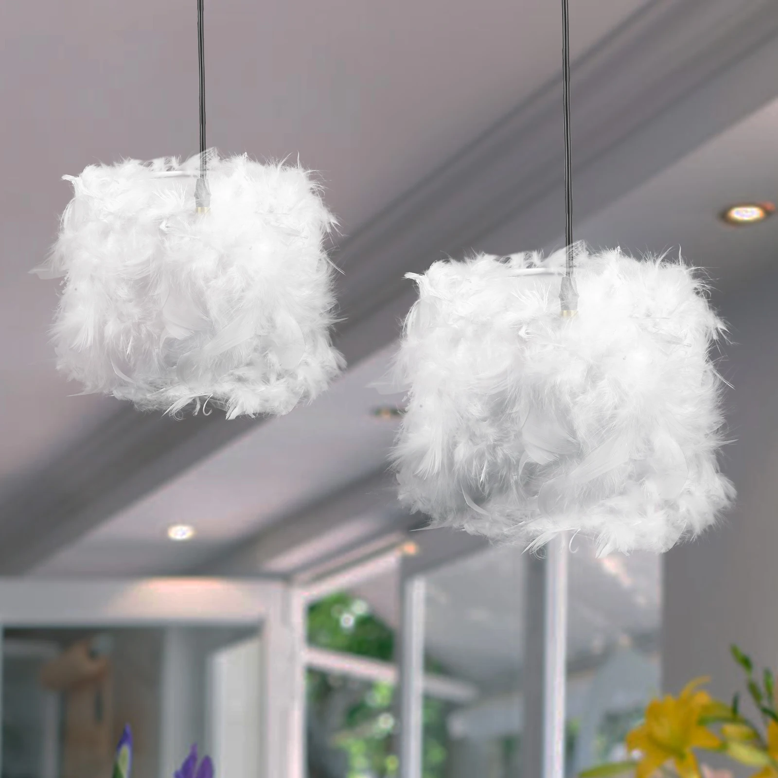 

Lamp Shade E27/E14 Replacement For Desk Bedside Table Lamp Modern Aesthetic Cloth Cover Contemporary Decorative