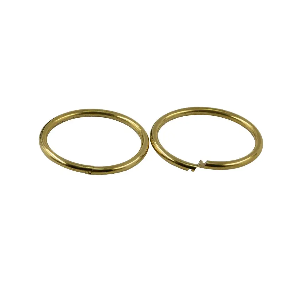 Strong Brass Auto Lock Snap Clip Keyring Jewelry Clasps Hooks Findings for Key Ring Bag Decorative DIY