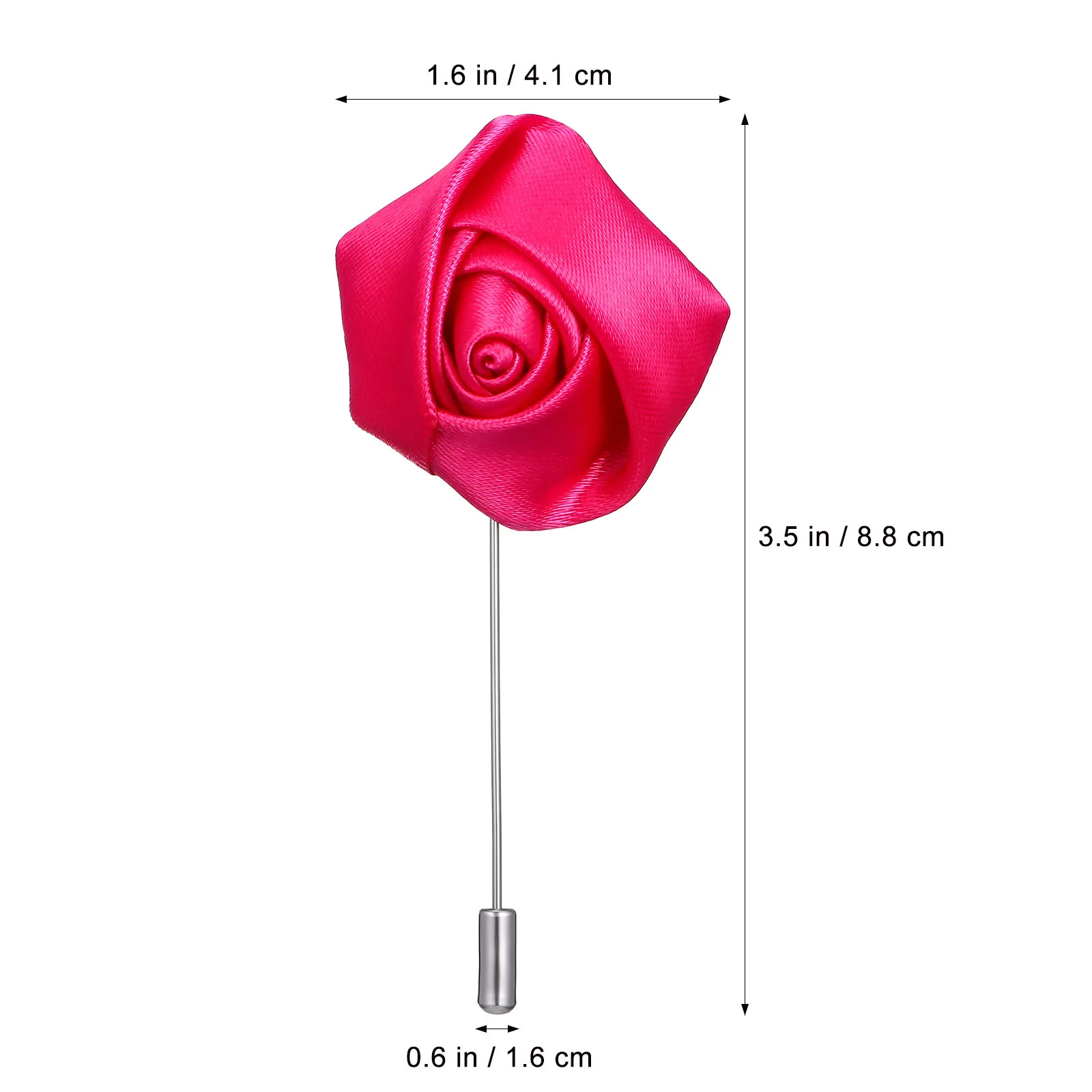 4 قطعة التلبيب للرجال دعوى روز تصميم بروش زهرة التلبيب دبوس العروة كليب زهرة العروة شهم الإكسسوارات #4