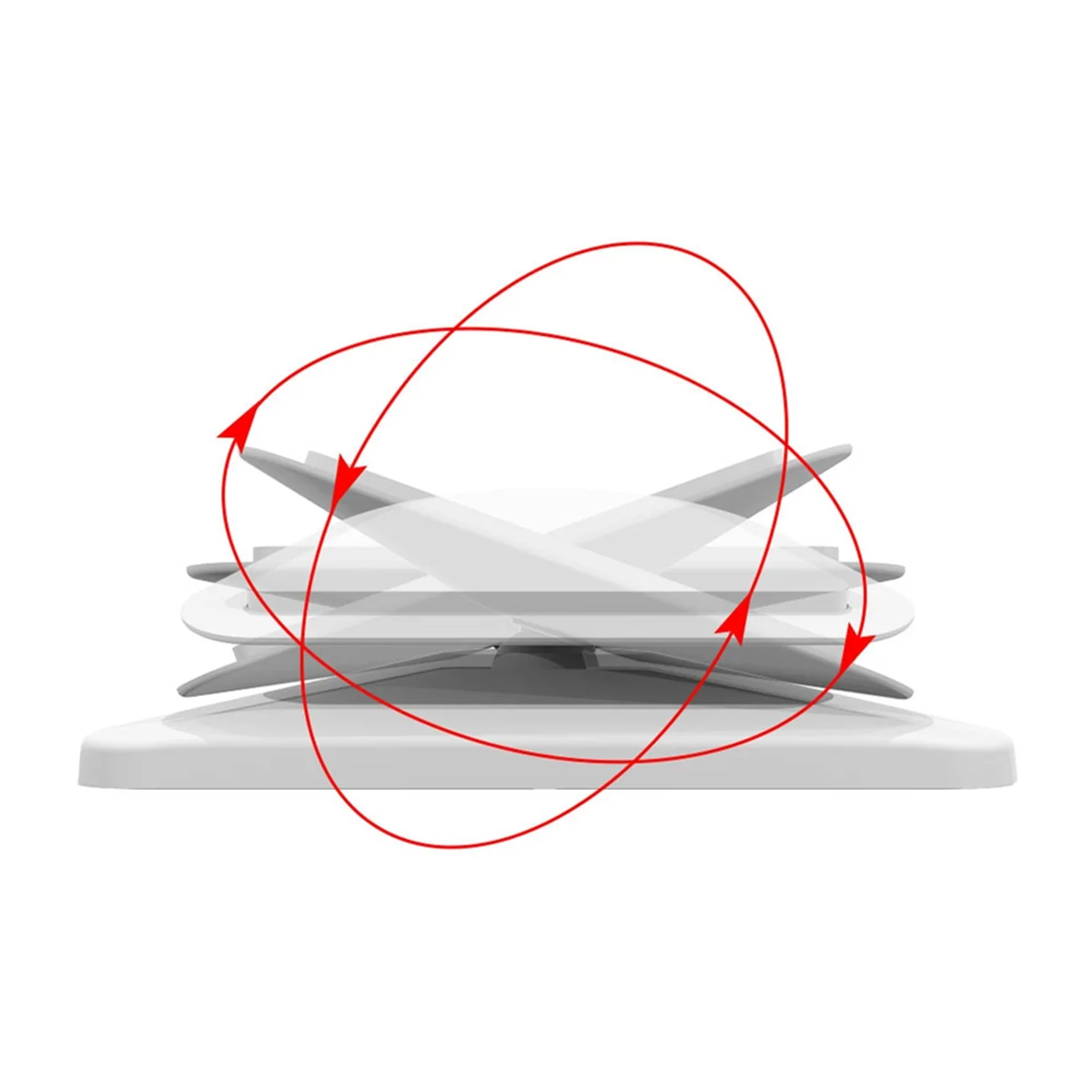 حامل 3C جديد لـ (3Rd Gen) تصميم قابل للتعديل لتحسين زاوية الرؤية وإمالة الملحقات باللون الأبيض #6
