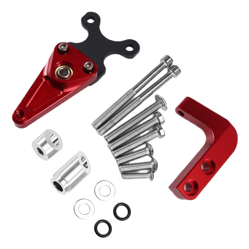 Stuurdemperbeugelset voor Honda CBR650R CBR 650R 2019-2024 – motorfiets stabilisator montage rood