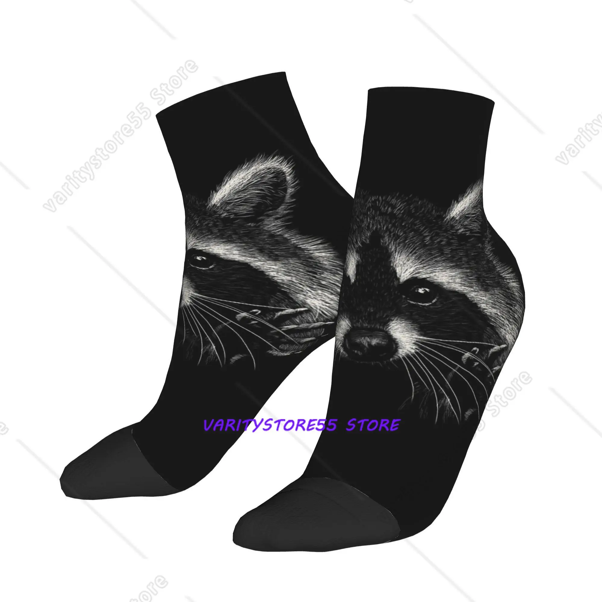 

Носки racoon Socks Harajuku, супермягкие чулки, всесезонные носки, аксессуары для унисекс, рождественские подарки