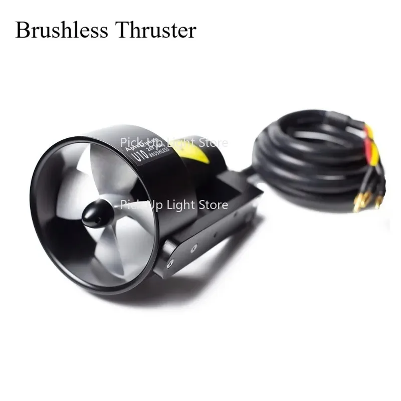 

Underwater Brushless Thruster 24V 10Kg Thrust 900W 300KV Waterproof Resistant Metal with Remote Control