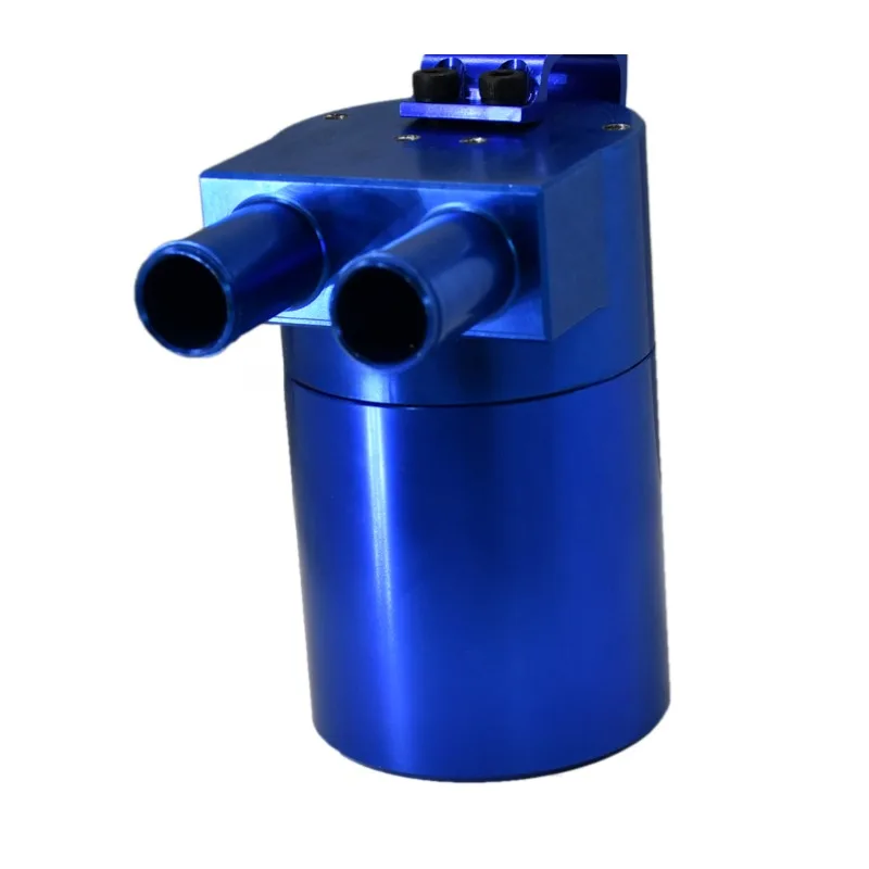 highest quality Universal blue oil catch aluminum racing oil baffled catch tank oil catch