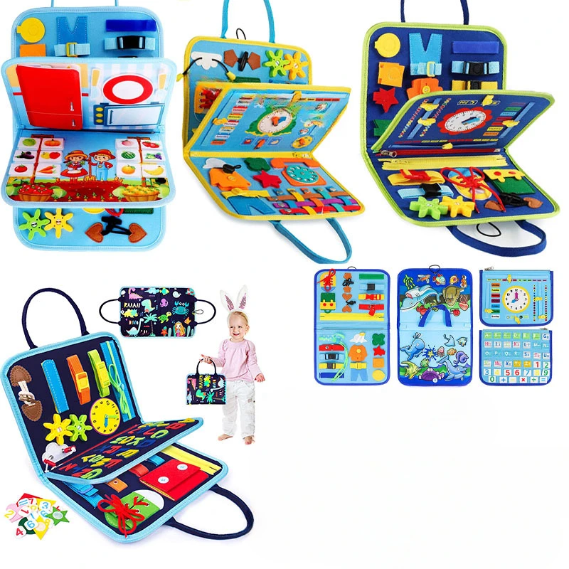 Children's early education learning board number letter knowledge opening felt learning board multi-functional fun learning toys