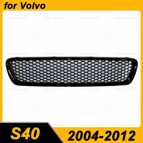 for Volvo 2004-2007 2008-2012 S40 VOLVO Bumper Mesh Racing Grille