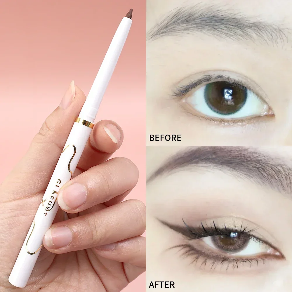 1pcs Matte Eyeliner Gel Pencil Waterproof Smooth Long Lasting Not Blooming Eye Liner Lower Eyelashes Pen Korean Makeup Cosmetics