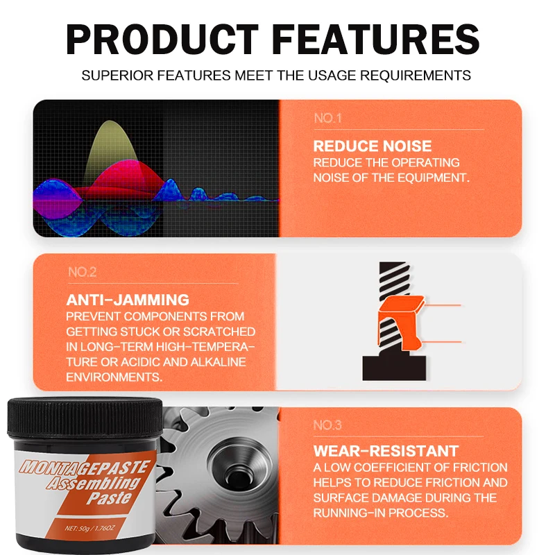 Bicycle Interface Grease Mountain Road Bike Assembly Interface Paste Tower Base Hub Shaft Anti-abnormal Noise Lubricant image 2