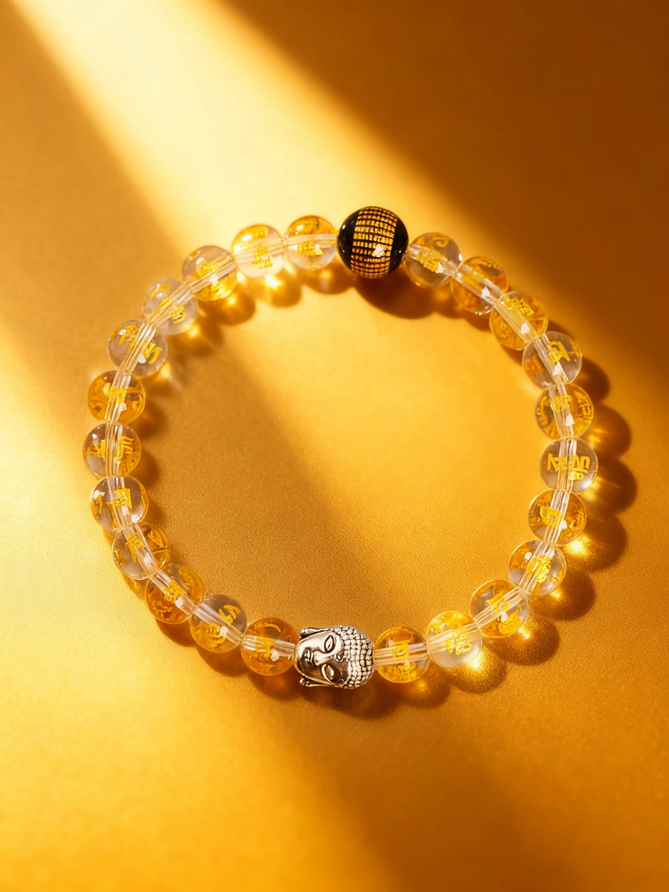 الحجر الطبيعي شفاء سوار 8 مللي متر كريستال ستة كلمة حقيقية الخرز بوذا رئيس الجزع القلب سوترا مطرز الطاقة الريكي حلية مجوهرات