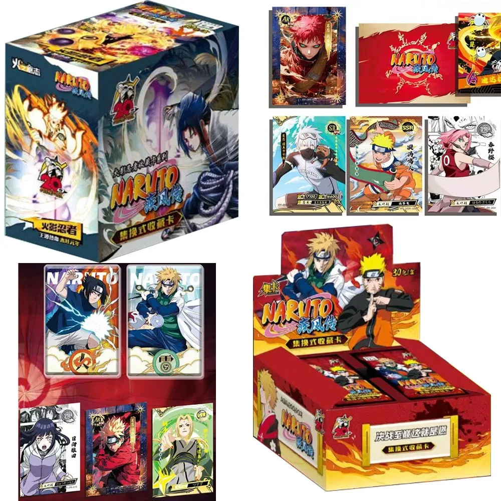 Card Collecting Naruto Card Anime Character Rare Flash Ar Tcr Card Deluxe Collection Edition Card Board Game Toys Children Gifts