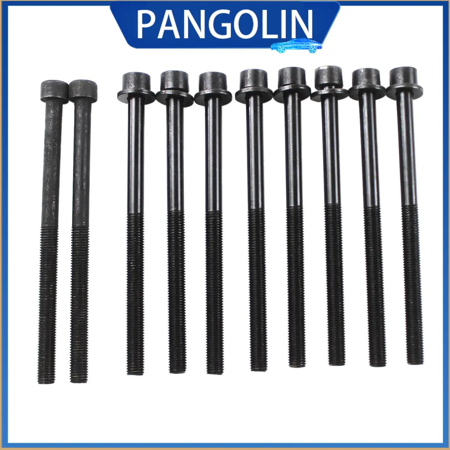 PANGOLIN Engine Cylinder Head Bolts 10Pcs/Set For 2007-2019 Hyundai Kia Sonata Sorento Santa Fe Tucson Forte Optima Rondo