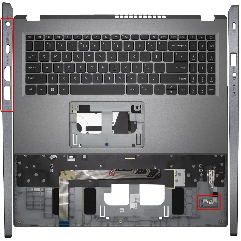 FOR Acer Aspire A515-58M N23C3 A315-510P-24P N23Q11 Palmrest Grey Shell Replacement Upper Cover with Keyboard