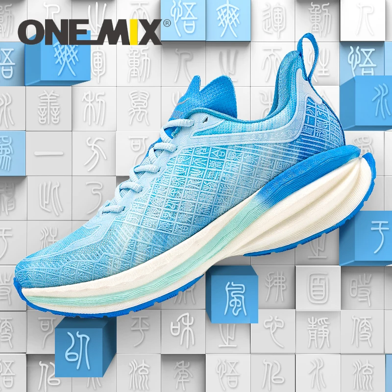 ONEMIX 2024 chińskie buty sportowe pochłaniające nowy szok męskie buty do biegania antypoślizgowe oddychające lekkie buty damskie na zewnątrz