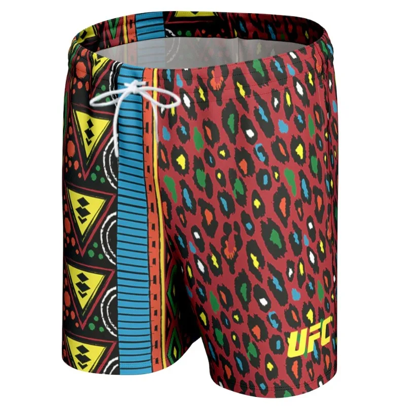 

2026 New Boxing Shorts, 3D Printed UFC Quick Drying Shorts, Boxing Training Clothes, Men's Sports Running Casual Shorts