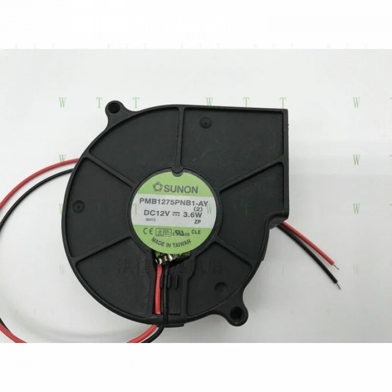 

H 1 pcs for SUNON PMB1275PNB1-AY 12V 3.6W 7CM 7530 Turbo Blower Cooling Fan