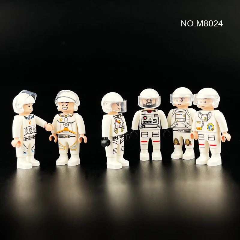 Building Blocks Astronaut Accessory DIY Assemble Toys Compatible Bricks Figures Model Set Children Gifts