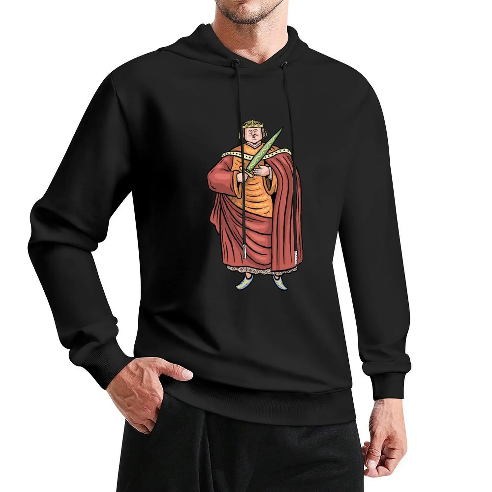 

King thelred II Pullover Hoodie autumn new products male clothes autumn clothes new features of hoodies & sweatshirts