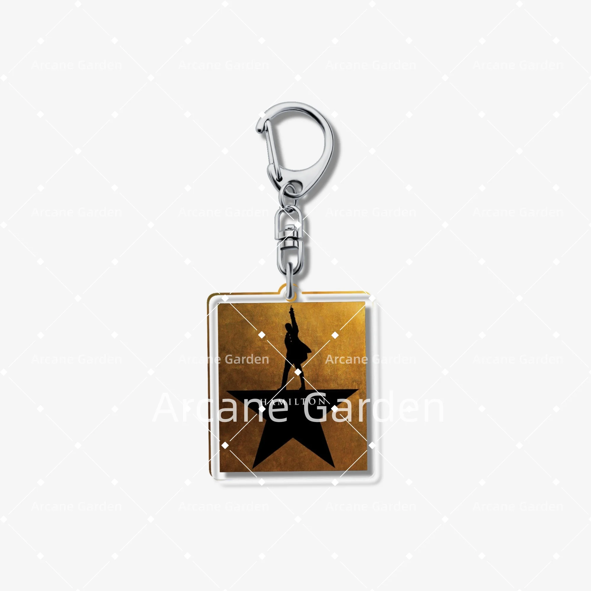Hamilton American Musical Schuyler Sisters Charm Keychain Lin Manuel Miranda Cartoon Alexander keyring Classic Gifts key Chain