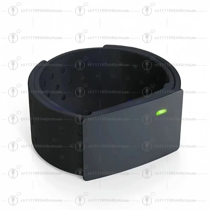 PPG Sensor Waterproof Smart Armband with Vibration Alarm Color Display Heart Rate Monitor, Made of Silicone for Android Devices