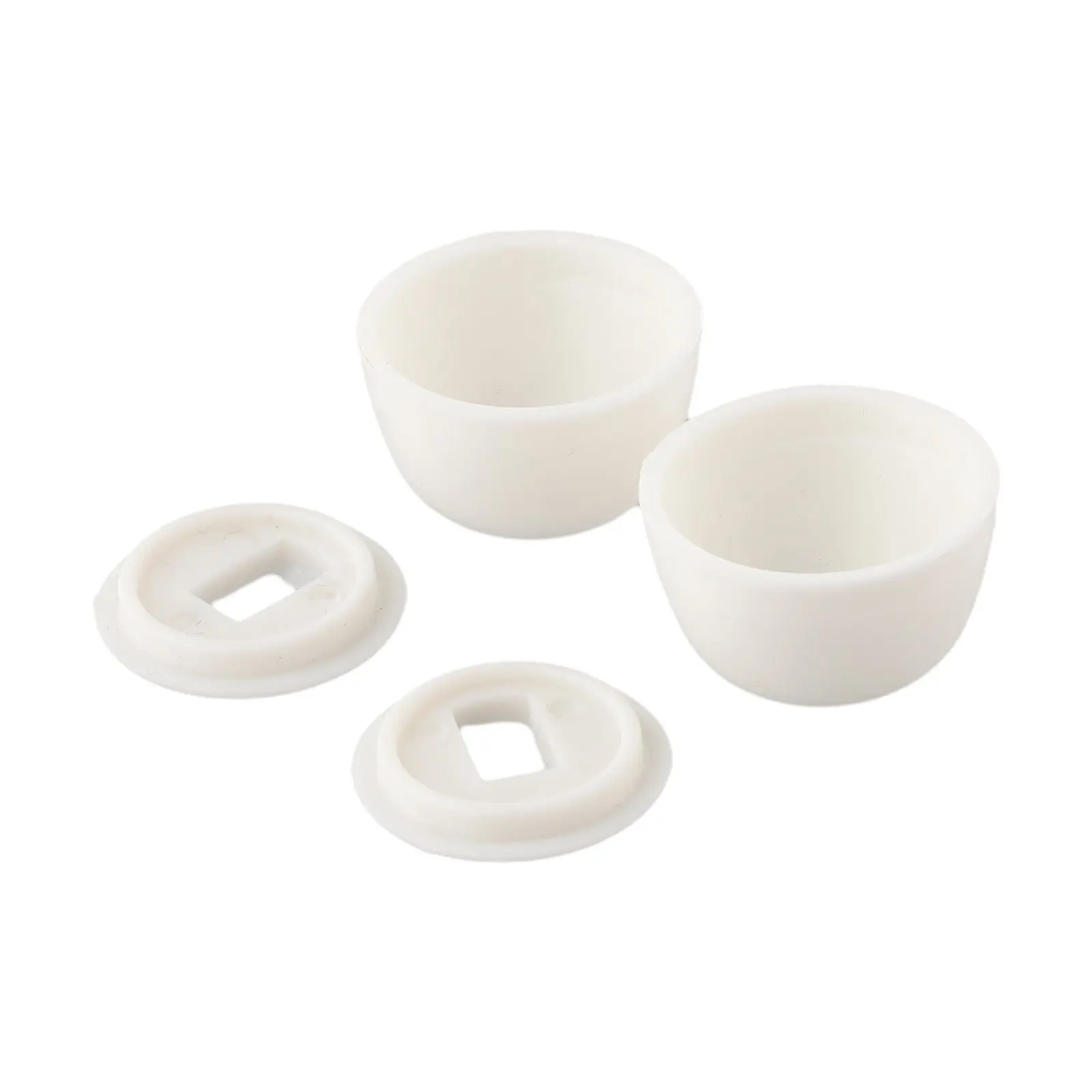 Kit New Set Bolt Cover Set Stinkpot Parts Plastic Replacement 1.38X1.38X0.79in Screw 100% Brand New Toilet Anchor