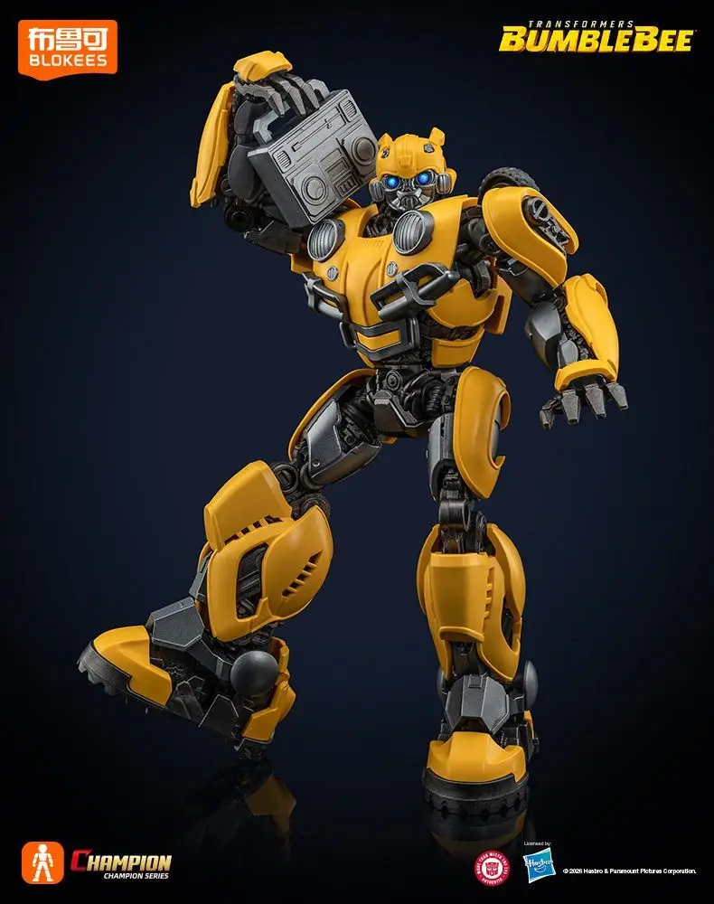 Original Blokees Champion Class Movie 6 Transformers Bumblebee Movie Optimus Prime Bumblebee Zusammengebautes Actionfiguren-Modell-Set – Detail 5