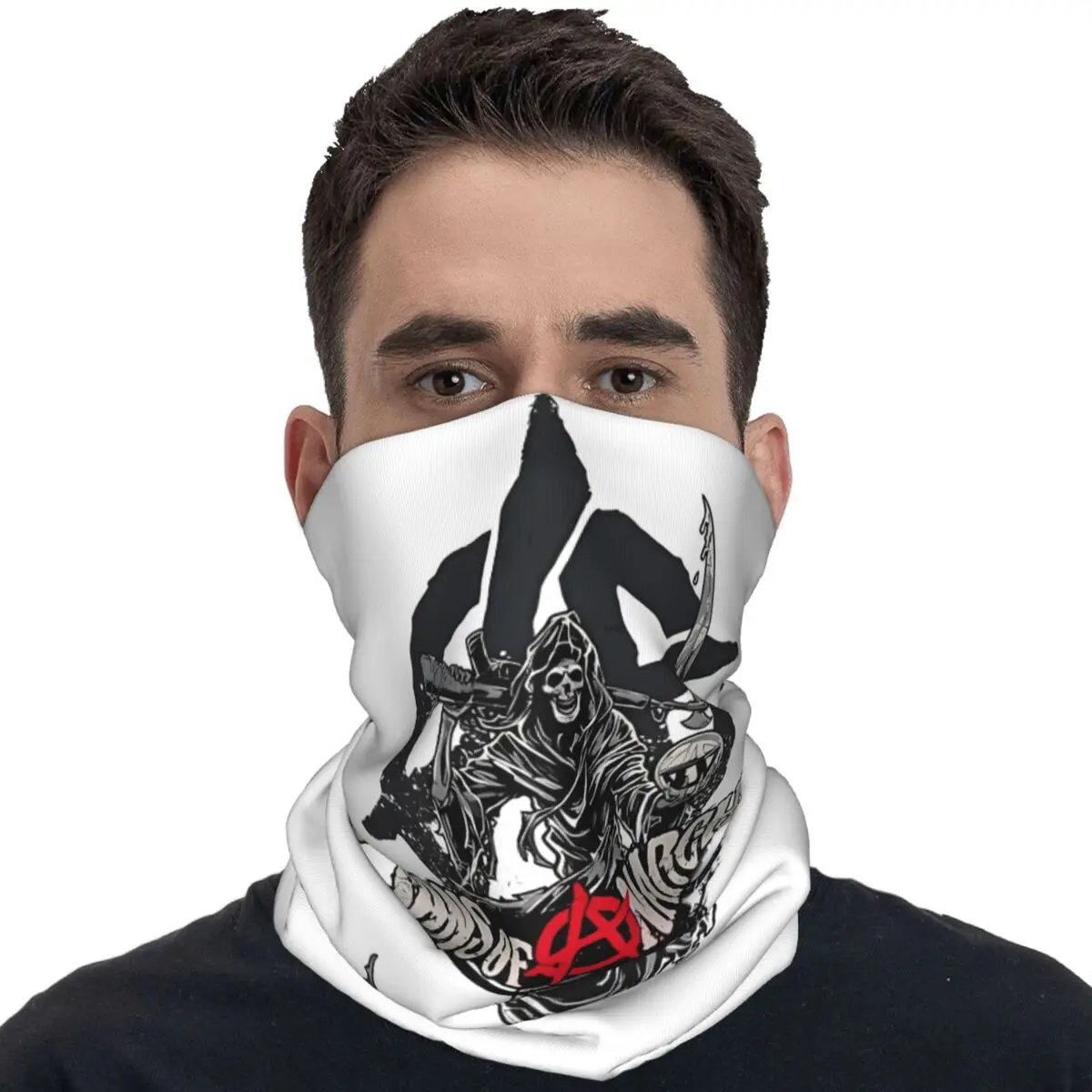 Sons Of Anarchy Skull Bandana Fun Bicycle Mask Hiking Camping UV Protection Balaclava Custom Soft Motorcycle Face Masks