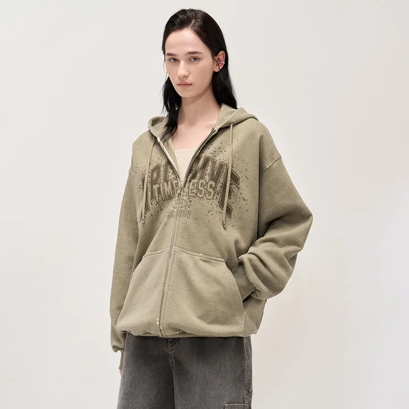 00% Pure Cotton Hoodie Casual Versatile Slimming Sweatirt Jaet Korean Sle Commute ential Faion Women's Clothing