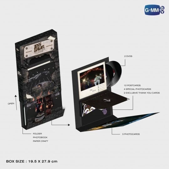 Pre-sale Official Gmmtv Thai Star Joss Gawin Jossgawin Thai TV My Golden Blood Drama Invincible Fancon DVD Boxset