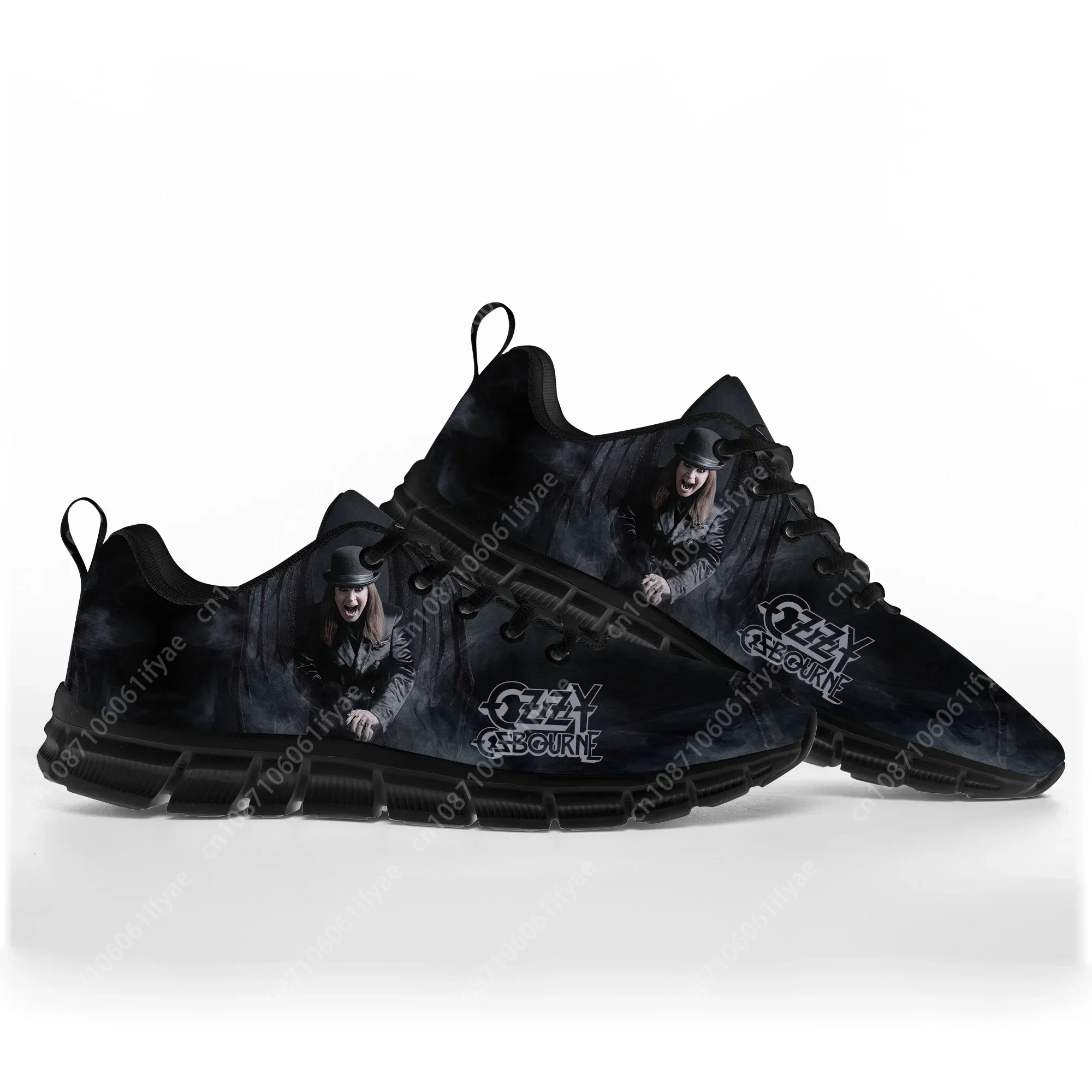 Ozzy Metal Rock Singer Osbourne Sports Shoes Mens Womens Breathable Lace-up Sneakers Casual Custom High Quality Couple Shoes view 4