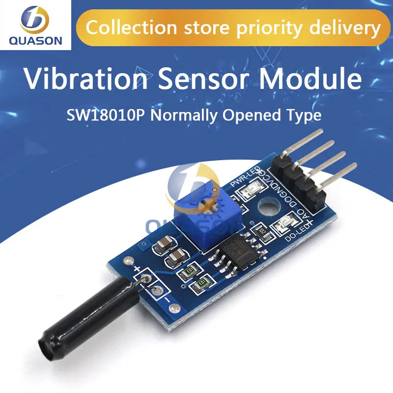 Vibration Sensor Module Normally Opened Type SW18010P Vibration switch alarm sensor module forArduino