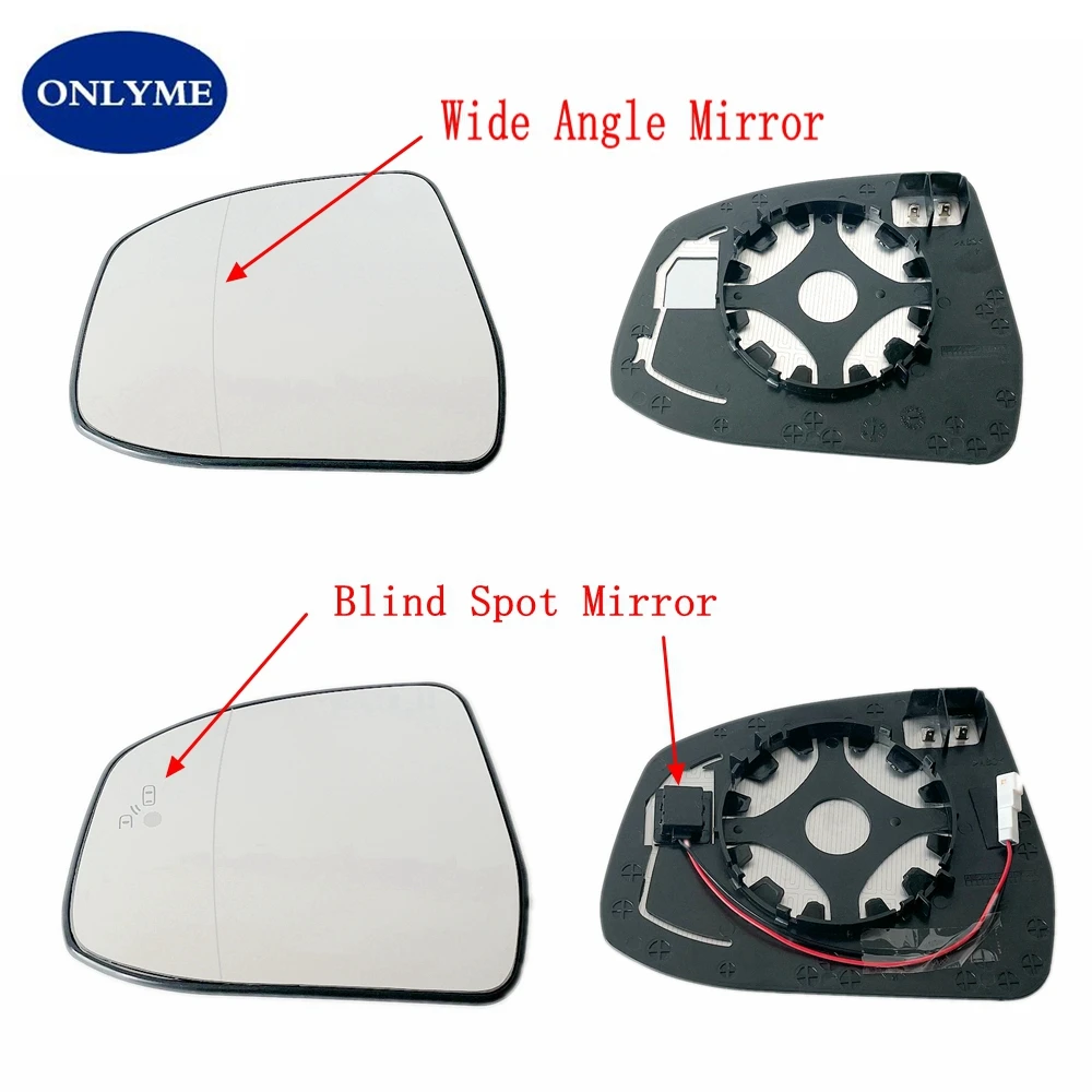 

Car Wide Angle Heated Mirror Glass With Blind Spot Light For FORD FOCUS 2008 09 10 11 12 13 14 / MONDEO 2007 - 2015