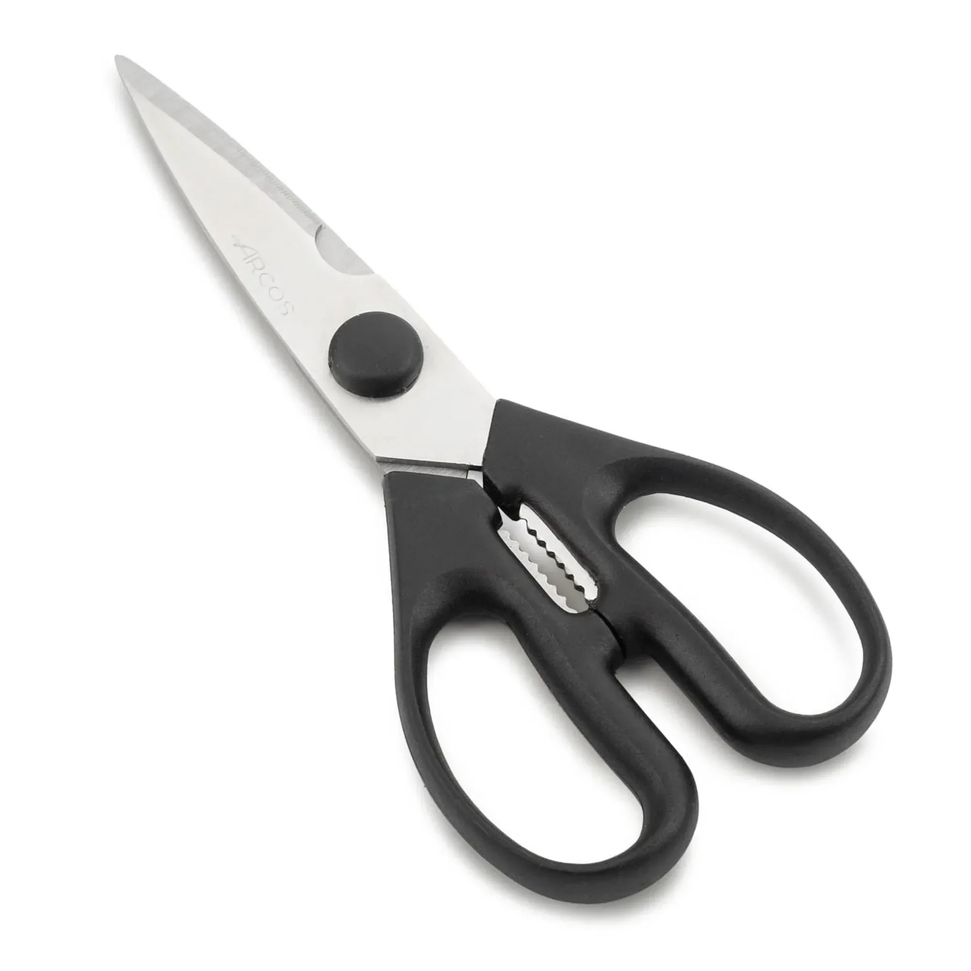 ARCOS Tijeras de cocina negras desmontables de 8 pulgadas en tijeras de cocina de acero inoxidable Nitrum
