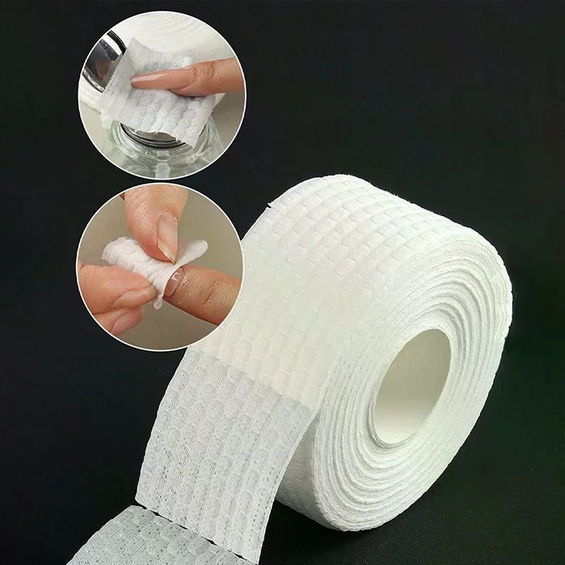 500/1000 قطعة لفة المهنية خالية من الوبر مسمار الفن هلام مزيل طلاء الأظافر لوحة قطن مسمار مسح مستحضرات التجميل تنظيف مسمار مسح القطن #3