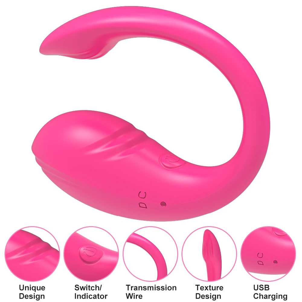 APP بلوتوث الاهتزاز الحب البيض هزاز المهبل G بقعة تهتز محفز يمكن ارتداؤها التحكم اللاسلكي الجنس لعب للنساء الكبار #3