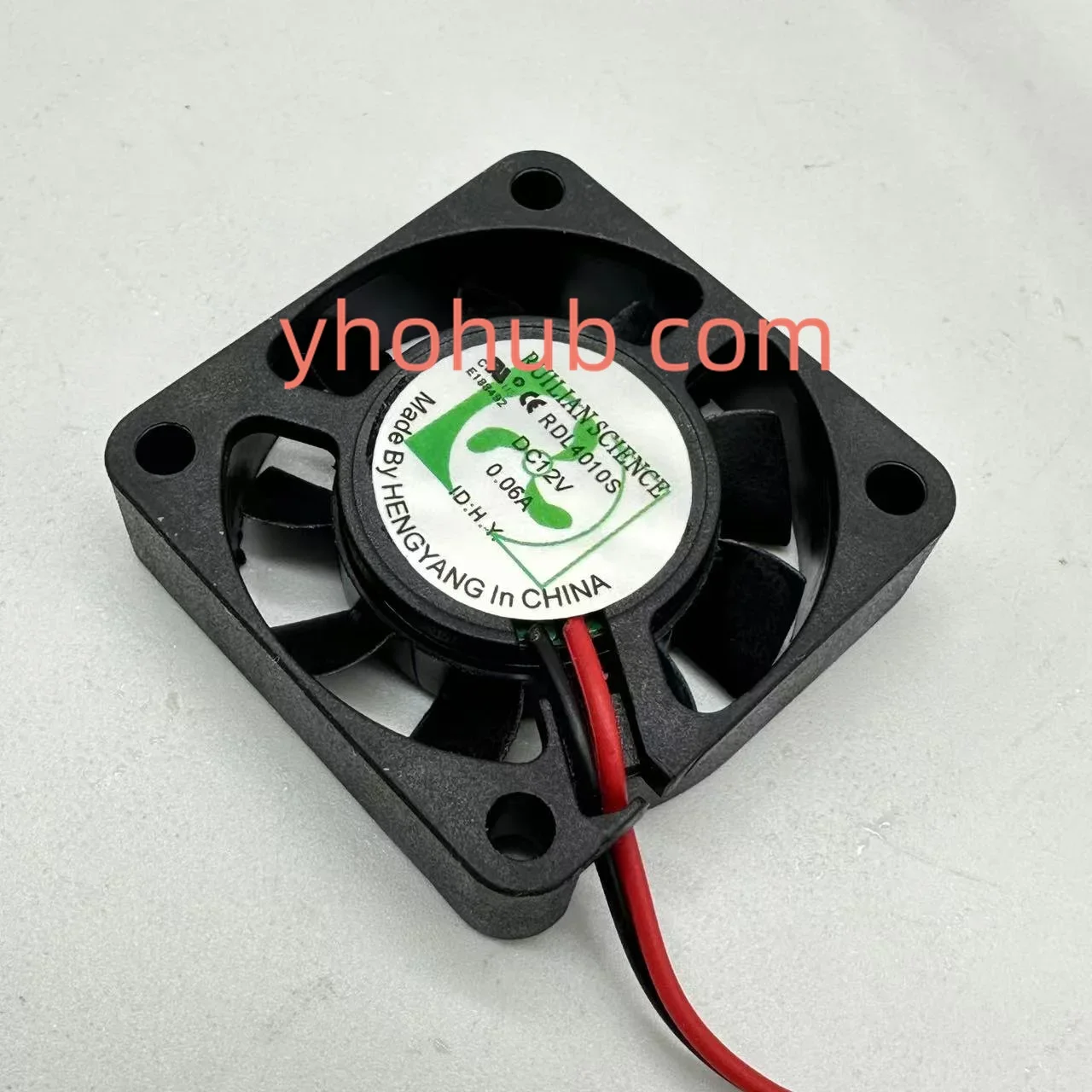 XFAN RDL4010S Server Cooling Fan DC 12V 0.06A 2-Wire