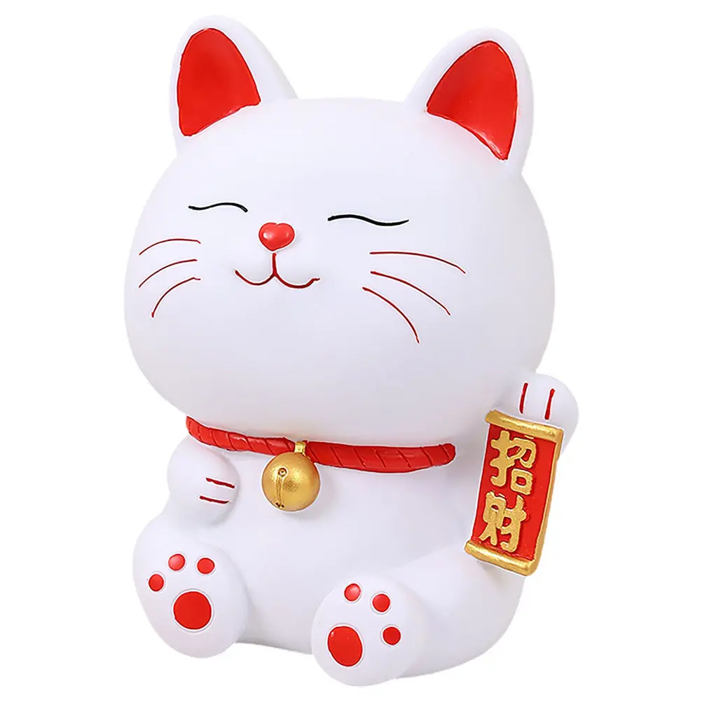 招き猫貯金箱-マネキネコ-風水フォーチュンキャット-フィギュア-コインジャー-大人用貯金箱-装飾用小銭入れ