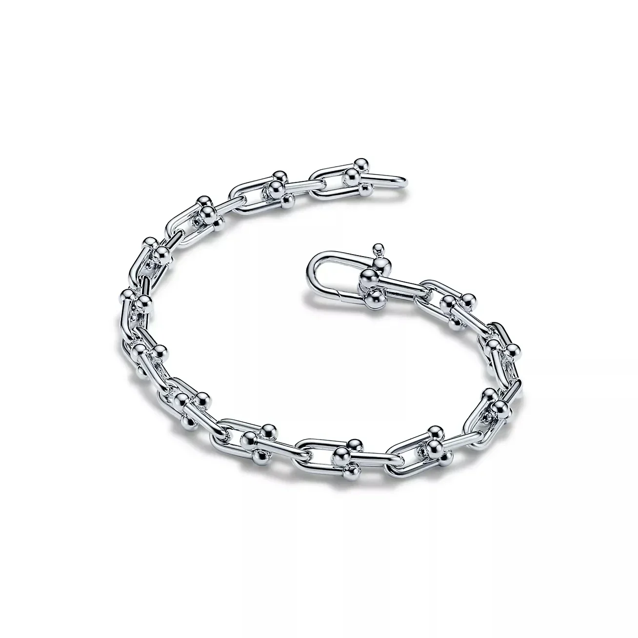 

Pulsera de cadena Fisk z hebilla de herradura s925 de plata esterlina европейская и Bravo Exagerada