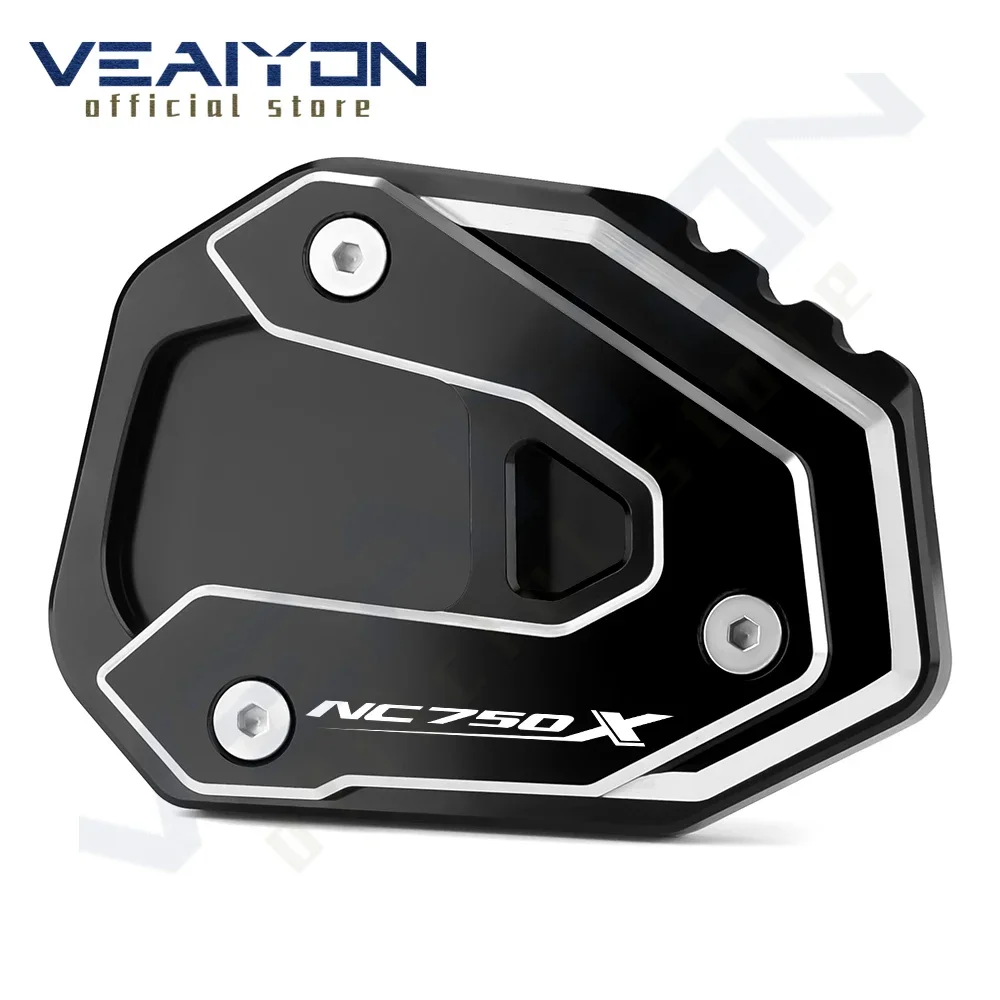 For HONDA NC750X NC 750X NC750 X DCT 2021 - 2023 Motorcycle accessories Kickstand Side Stand Plates Extension Pad Support Plate view 3