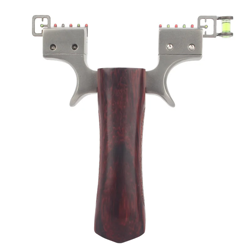 

Slingshot High-Precision Wooden Flat Leather Bullets Outdoor Hunting Competitive Catapult Toys,Suitable for Hunting and Shooting
